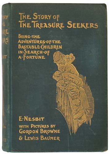 The Story of the Treasure Seekers,: Nesbit (Edith) The Story of the Treasure Seekers, first edition, plates by Gordon Brown and Lewis Baumer, preliminary leaf torn out, broken, a few leaves loose, original pictorial cloth, rubbed a