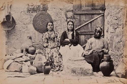 Frith and others. Mixed travel album: Frith and others. Mixed travel album,including views of Jerusalem (3, one signed Frank Mason Good), studies of a bird's nest and a dead bird (2) possibly by William Sherlock, Seville, Switzerl