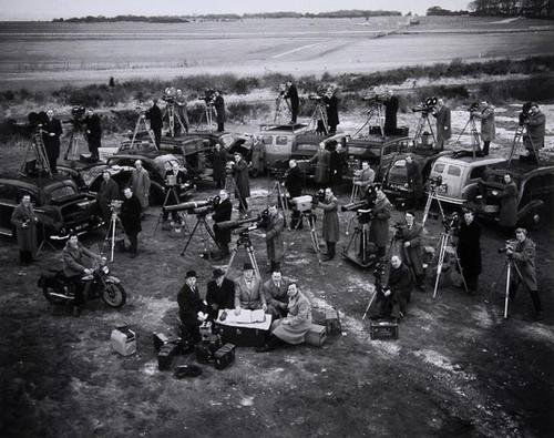 Cornel Lucas (b.1920) Newsreel cameramen, 1951: Cornel Lucas (b.1920) Newsreel cameramen, 1951Gelatin silver print, printed later. Signed, titled and dated on the verso with copyright stamp. 47.3 x 59 cm. (18 5/8 x 23 1/4 in.)(1)