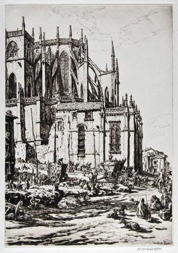 Bone (Muirhead & Gertrude) Old Spain: Bone (Muirhead & Gertrude) Old Spain,2 vol., number 191 of 265 copies signed by the author and artist, plates by Muirhead Bone, some colour, original pigskin, gilt, t.e.g., others uncut, 1