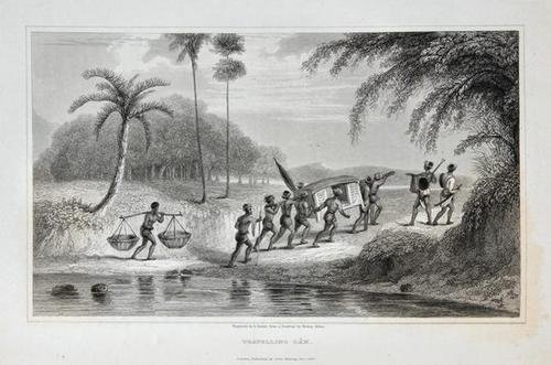 Heber Upper Provinces of India 1828: Heber (Rev. Reginald) Narrative of a Journey through the Upper Provinces of India,2 vol., first edition, engraved frontispieces, folding map (hand-coloured in outline) and 8 plates, ex- North