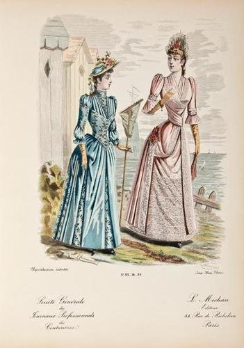 modes [Modes 1889-1890]: [Modes 1889-1890],130 hand-coloured wood-engraved plates, a few with creases or browned, a few minor marginal tears, but generally in good condition with bright fresh colouring, contemporary