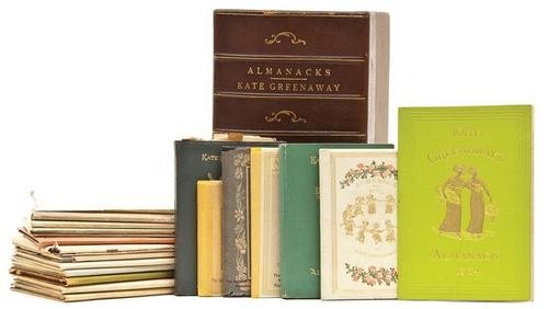 Greenaway (Kate) Almanack for 1883: Greenaway (Kate) Almanack for 1883-[1895],1897, 1924-26 and 1929,together 18 vol., first editions, colour illustrations by Kate Greenaway, half-titles, a couple with light browning to half-tit