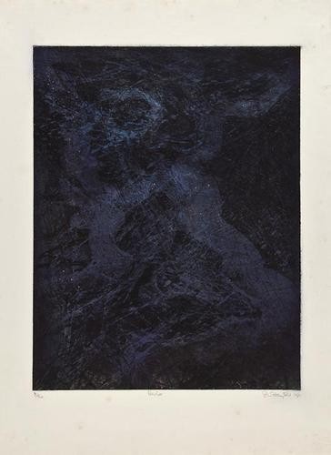 Stanley William Hayter (1901-1988), Derive (b.&m.2: Stanley William Hayter (1901-1988), Derive (b.&m.284), etching printed in colours, 1964, signed, titled and dated in pencil, numbered 3/50, published by Editions Alecto, London, with their bl