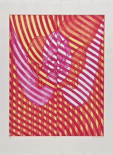Stanley William Hayter (1901-1988), Eros (b.&m.346: Stanley William Hayter (1901-1988), Eros (b.&m.346), soft-ground etching printed in colours, 1970, signed, titled and dated in pencil, numbered 3/100, on B.F.K. Rives paper, with full margins