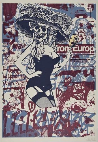 DDS Faile, Macbeth, silkscreen printed in colours: DDS Faile, Macbeth, silkscreen printed in colours, 2006, signed and dated in pencil, with the Faile blindstamp, published by Pictures on Walls, London, with their blindstamp, on wove paper,