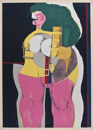 Richard Lindner (1901-1978), Untitled, four lithog: Richard Lindner (1901-1978), Untitled, four lithographs printed in colours, each signed in pencil, numbered variously, on wove paper, various sizes