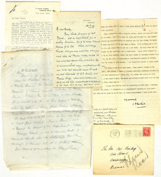 first edition, F.M.Bailey's copy with 2 A.Ls.s. (