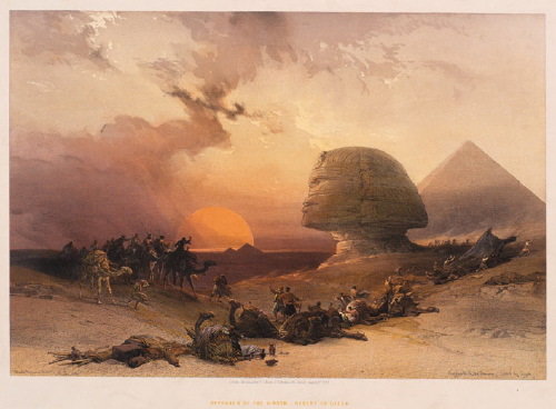 -. Roberts (David) 22 tinted lithograph plates on