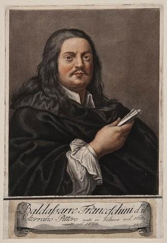 Carlo Lasinio Portraits of Artists: Carlo Lasinio Portraits of Artists,including Franceschini, Castiglione, Passeri and others, engravings, printed in colours and finished by hand, each c.280 x 140mm., thread margins, inset into