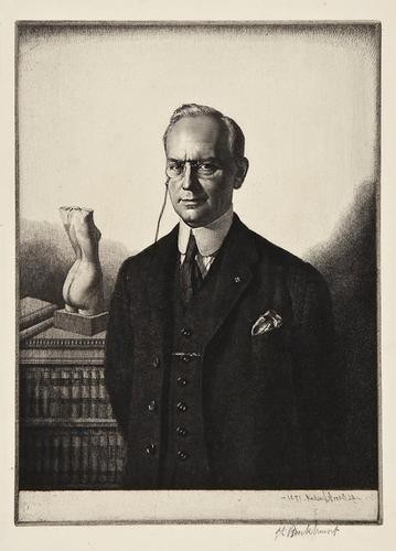Gerald Leslie Brockhurst Charles Claude Carpenter: Gerald Leslie Brockhurst Charles Claude Carpenter,etching, 300 x 225mm., final state of 4, signed and dated 1931 in reverse in the plate below the subject, lower right, signed in pencil, lower