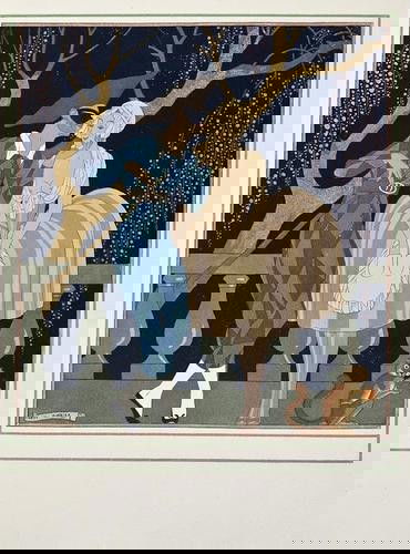 Flament (Albert) Personnages de Comédie: Flament (Albert) Personnages de Comédielimited to 150 copies, 12 woodcut illustrations by F.L.Schmeid after George Barbier in colour some highlighted in gold or silver, loose in original decor