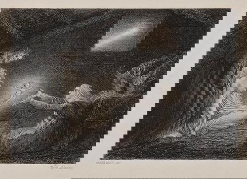 Scott (William Bell) William Blake, Etchings from: Scott (William Bell) William Blake, Etchings from his Works,8 mounted plates printed on india paper and 2 lithographed plates, gutta percha perished with contents loose (as usual), original cl