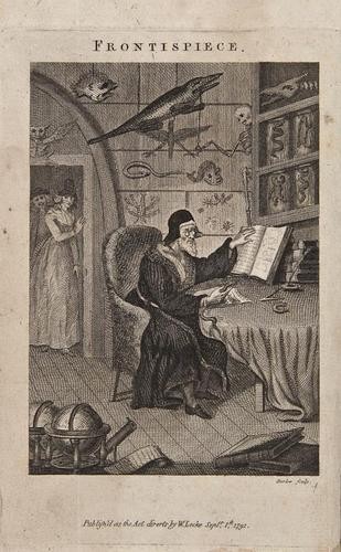 Conjuror's Magazine (The): Conjuror's Magazine (The),or Magical and Physiognomical Mirror, 2 vol.in one, 2 engraved frontispieces, engraved table relating to the planets, lacking the plates after Lavater, woodcut diagr