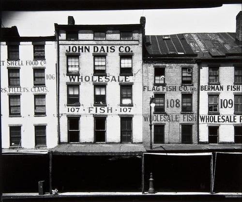 Walker Evans (1903-1975) Fulton Market Area, New Y: Walker Evans (1903-1975) Fulton Market Area, New York, ca.1934Vintage gelatin silver print, photographer's stamp verso, 16.2 x 20.3cm (6 3/8 x 8in.)
