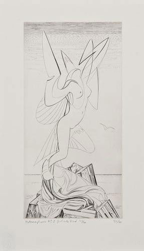 John Buckland-Wright (1897-1954) Metamorphosis No: John Buckland-Wright (1897-1954) Metamorphosis No I: Girl into Bird (B.W. M67)engraving, 1937, titled and dated in pencil, numbered 23/30, with the studio stamp verso, the edition was comple