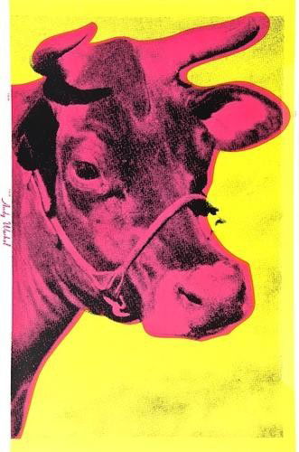 Andy Warhol (1928-1987) Cow (f.&s.ii.11): Andy Warhol (1928-1987) Cow (f.&s.ii.11)silkscreen printed in colours, 1966, published by Andy Warhol for an exhibition at Leo Castelli Gallery, New York, on wallpaper, with full margins, in