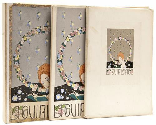 Brunelleschi (Umberto) La Guirlande: Brunelleschi (Umberto) La GuirlandeAlbum mensuel d'Art et de Littérature, edited by Jean Hermonovits, 13 original parts, limited to 1 of 800 copies, illustrations by George Barbier, Zinoview,