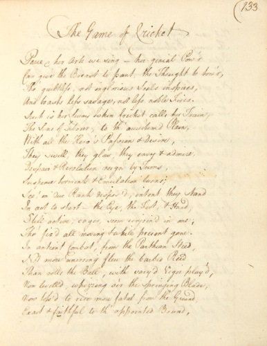 Eighteenth Century Poetry.- Volume of poems,