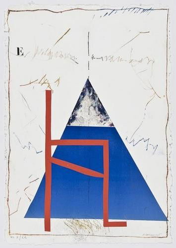 James Coignard (1925-2008) Chaises sur la montagne: James Coignard (1925-2008) Chaises sur la montagneJames Coignard (1925-2008) Chaises sur la montagne the complete portfolio comprising three drypoints with collage and additional hand-colourin