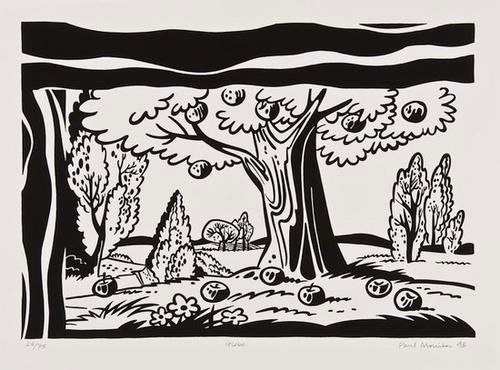 Paul Morrison (b. 1966) Glebe: Paul Morrison (b. 1966) GlebePaul Morrison (b. 1966) Glebe silkscreen, 1998, signed, titled and dated in pencil, numbered 25/75, on BFK Rives paper, with full margins, 335 x 515 mm (14 x 20 1