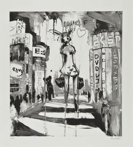 Antony Micallef (b.1975) Giant Freak: Antony Micallef (b.1975) Giant FreakAntony Micallef (b.1975) Giant Freak lithograph, 2005, signed in pencil, numbered 55/95, on Somerset paper, with full margins, 492 x 445 mm (19 3/8 x 17 1/2