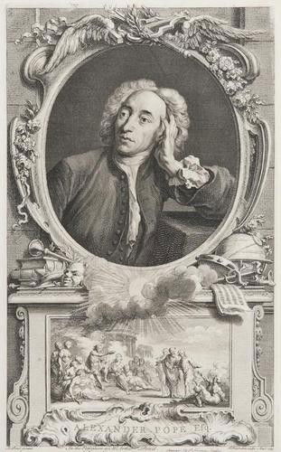 Jacob Houbraken a group of 5 portraits: Jacob Houbraken a group of 5 portraitsfrom The Heads of Illustrious Persons, by Thomas Birch, including Queen Mary, William III, Alexander Pope, John Milton, and Isaac Newton, engravings, c.17