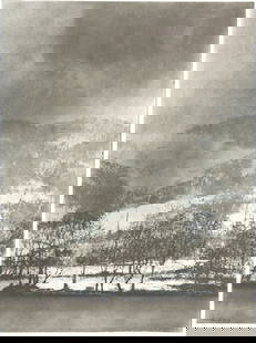 Various Artists modern british prints: Various Artists modern british prints seven works of various media, 1992-96, including works by Norman Ackroyd; Eileen Cooper; Alistair Grant; John Hewitt; two works by Chris Orr, and Freya Pa
