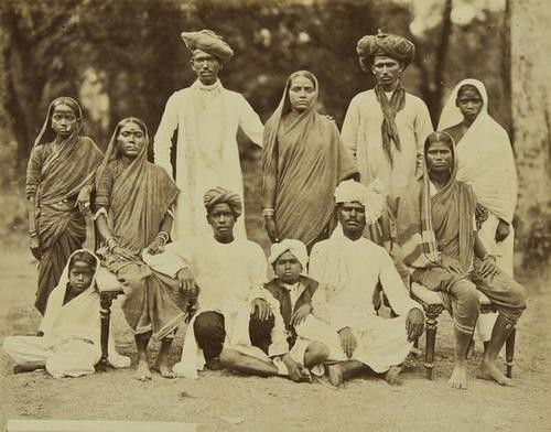 Samuel Bourne (1834-1912), attributed to Indian Po: Samuel Bourne (1834-1912), attributed to Indian Portrait groups, Trades andOoccupations, ca.1860sSix albumen prints, on original card mounts (two on each side of one), titled in ink or pencil