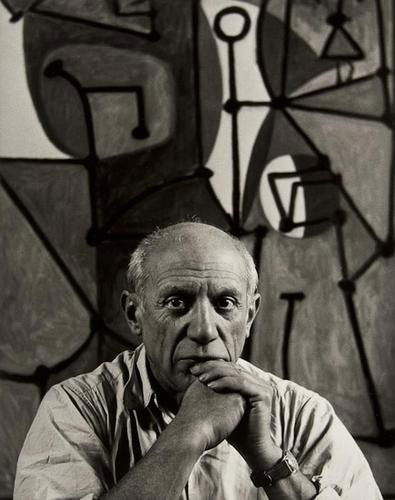 Herbert List (1903-1975) Pablo Picasso with La Cui: Herbert List (1903-1975) Pablo Picasso with La Cuisine, Paris, 1948Gelatin silver print, printed later, signed, titled and dated in ink by Max Scheler, executor of the Herbert List estate, wit