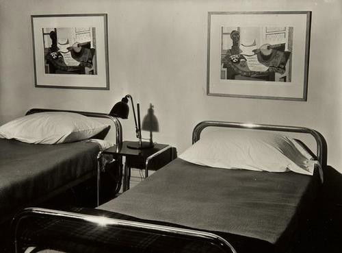 Walker Evans (1903-1975) Cary Ross's Bedroom, NY: Walker Evans (1903-1975) Cary Ross's Bedroom, NYGelatin silver print, photographer's stamp and Lunn Gallery, NY written in pencil verso, 16.5 x 21cm (61/2 x 81/4in) Literature: John Szarkow