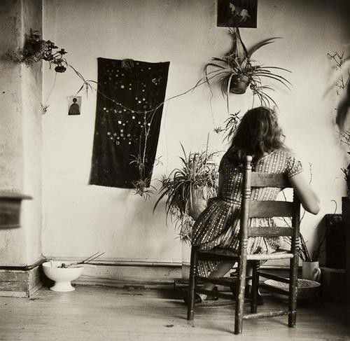 Walker Evans (1903-1975) Women in Mary Frank's Roo: Walker Evans (1903-1975) Women in Mary Frank's Room, NY, 1957Vintage gelatin silver print, titled and dated in pencil in unknown hand and photographer's stamp verso, 26 x 27cm (101/4 x 105/8i