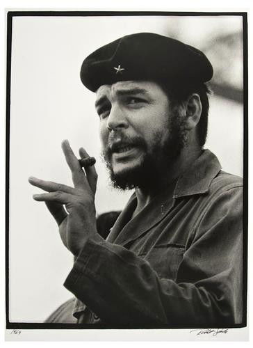 Roberto Salas (b.1940) Che Guevara, 1964: Roberto Salas (b.1940) Che Guevara, 1964Gelatin silver print, printed later, signed, titled, dated and numbered 12/25, in black ink with artist's blindstamp in the margin, 41 x 31cm (16 x 12