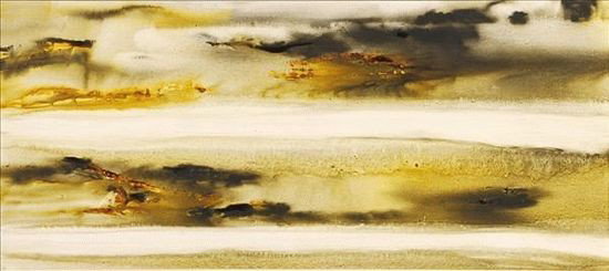 Padraig Macmiadhachain (Irish b.1929) Storm Clouds: Padraig Macmiadhachain (Irish b.1929) Storm Clouds in the Sinia (sic), EgyptPadraig Macmiadhachain (Irish b.1929) Storm Clouds in the Sinia (sic), Egypt Oil on board Signed and inscribed lowe