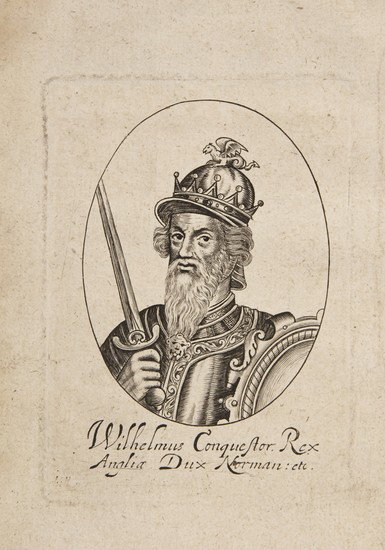 Clarke (Samuel) The Life & Death of William, surna: Clarke (Samuel) The Life & Death of William, surnamed the Conqueror,first edition, engraved portrait frontispiece, fore-edge margins torn and stained throughout, marked, ink number in upper co