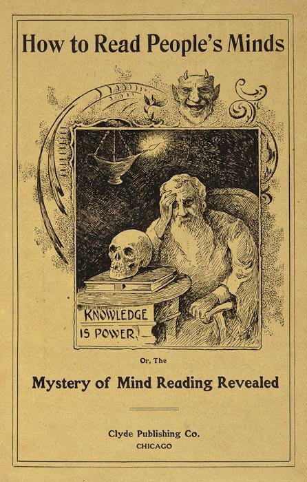 Burlingame (H.J.) How to Read People's Minds: Burlingame (H.J.) How to Read People's Minds,[2 copies], illustrations, Stanley Collins' copy, with his inscription to endpaper and bookplate to pastedown, modern half cloth, original wrappers