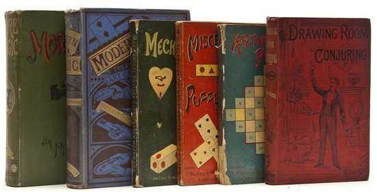 [Lewis (Angelo J.)]: [Lewis (Angelo J.)] "Professor Hoffmann". Drawing-Room Conjuring, first English edition, spine a little faded, spine ends bumped, 1887; Modern Magic, fifth edition, joints a little weak, spine