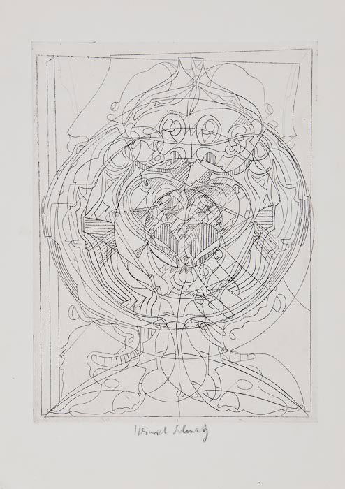 Dieter Roth (1930-1998) Komposition II (D.439): Dieter Roth (1930-1998) Komposition II (D.439)Drypoint, 1977, signed in pencil, from the edition of unknown size, published by Griffelkunst, Hamburg, on wove paper, with full margins, 300 x 22