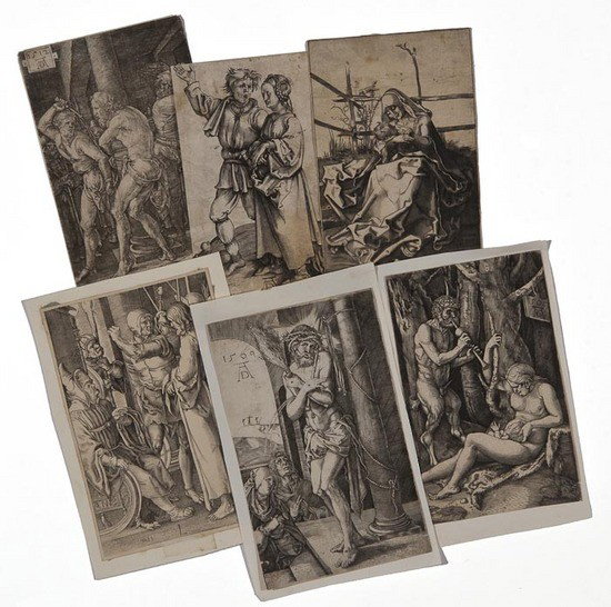 Albrecht Durer Philipp Melanchthon: Albrecht Durer Philipp Melanchthon,engraving on thin laid paper with a papal crown watermark, 173 x 126mm., a slightly faint impression, trimmed on the platemark, a small loss to upper right c