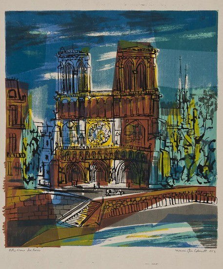 Various Artists A Collection: Various Artists A Collectiona collection of four lithographs, with one printed in colours, including works by Joseph Hirsch, Warrington Colliscott, Julius Bloch and Peter Hund, each signed in