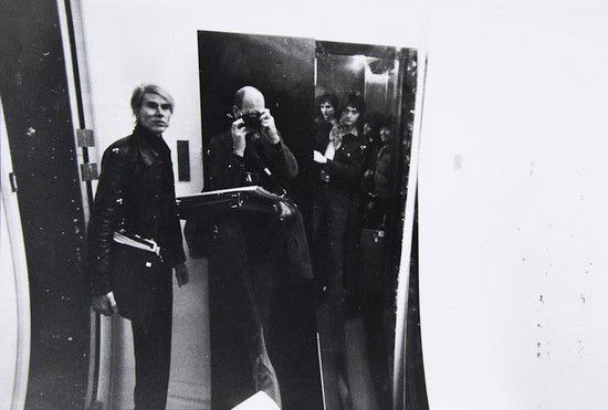 Will McBride (b.1931) Andy Warhol and Will McBride: Will McBride (b.1931) Andy Warhol and Will McBride, NYC, 1970Early gelatin silver print, printed later, signed, titled and dated in pencil verso, 21.5 x 31.8cm (8 1/2 x 12 3/8in)