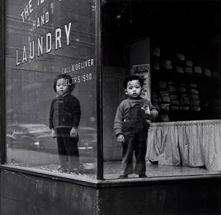 Arthur Leipzig (b.1918) Ideal Laundry, Brooklyn, 1: Arthur Leipzig (b.1918) Ideal Laundry, Brooklyn, 1946Gelatin silver print, printed later, signed and dated in pencil with photographer's studio and copyright stamp verso, 27 x 26.5cm (10 5/8