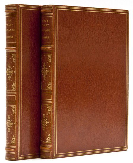 (Sir W.S.) The "Bab" Ballads, 1869; More "Bab" Bal: Gilbert (Sir W.S.) The "Bab" Ballads, 1869; More "Bab" Ballads, [1873], first editions, illustrations by the author, advertisement leaves at end of each vol., original cloth covers bound in at