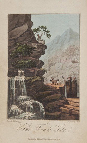 Repton (Humphry) Odd Whims: Repton (Humphry) Odd Whims,2 vol., first edition, stipple-engraved title-vignettes after Humphrey Repton, 10 hand-coloured aquatint plates by Stadler after Repton, contemporary signature to fr