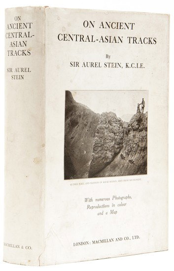 Central Asia.- Stein: Central Asia.- Stein (Sir Aurel) On Ancient Central-Asian Tracks, first edition, plates, some colour, some folding, folding map at end, advertisement leaf, contemporary ink inscription to endp