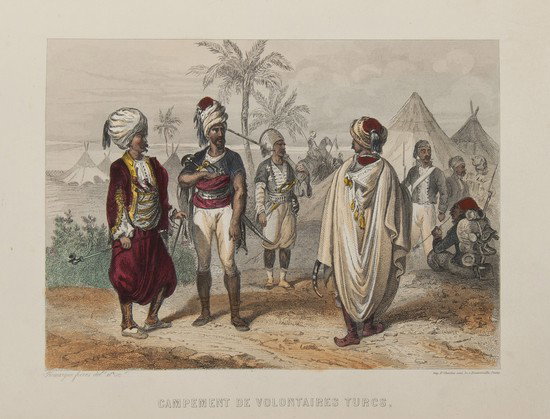 Méry (François Joseph Pierre André) Constantinople: Méry (François Joseph Pierre André) Constantinople et la Mer Noire,first edition, half-title, 20 engraved plates, 6 hand-coloured, some spotting or foxing, original morocco-backed cloth, gilt
