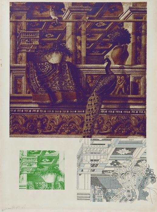 Gillian Ayres (b.1930) Crivelli's Room II: Gillian Ayres (b.1930) Crivelli's Room IIscreenprinted printed in colours, 1967, signed and dated in pencil, a proof aside from the edition of 75, on wove paper, with full margins, the full s