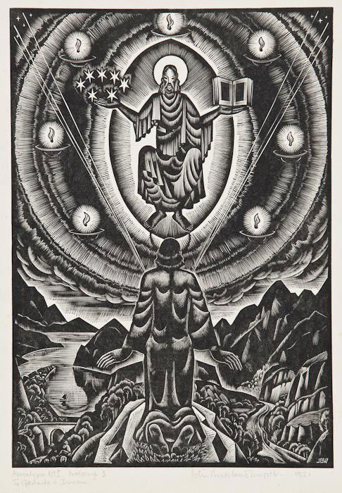 John Buckland-Wright (1897-1954) Apocalypse 1: John Buckland-Wright (1897-1954) Apocalypse 1wood-engraving, 1931, signed and titled in pencil, inscribed Trial Proof 3, a proof aside from the edition, with a dedication by the artist in penc