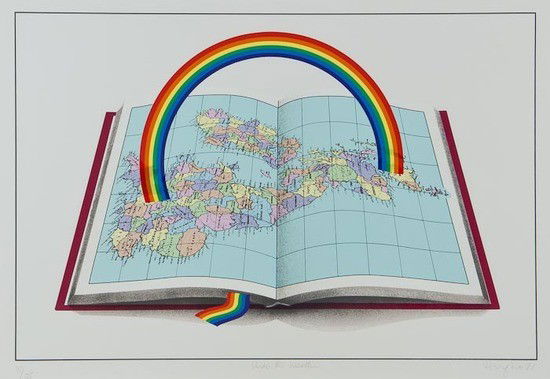 Patrick Hughes (b.1939) Under the Weather: Patrick Hughes (b.1939) Under the Weathersilkscreen printed in colours, 1981, signed, titled and dated in pencil, numbered 115/125, printed by Coriander Studios, London, on wove paper, with fu