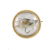 596: A Victorian reverse crystal intaglio brooch, the c